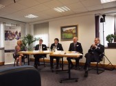 Enterpise Cube in Maidenhead with Simon Maddox of O&K and Home Secretary Theresa May